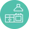 Fully equipped kitchens